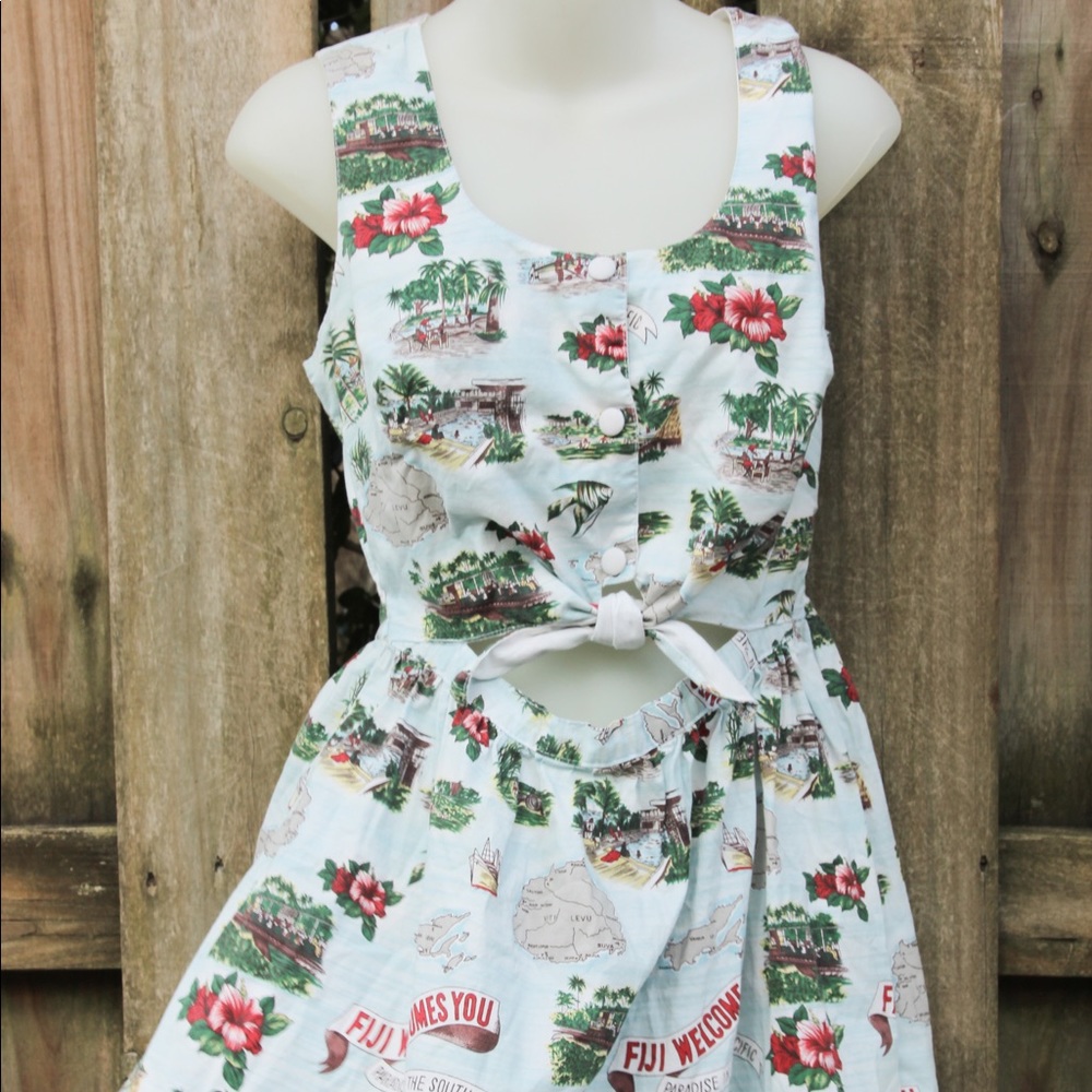 Hell Bunny Hawaii Vacation Dress